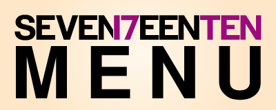 Seventeenten Menu